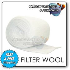  FILTER FLOSS WOOL MEDIA ROLL AQUARIUM POND FISH EXTERNAL TANK MARINE 