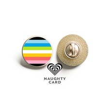 LGBTQ+ Lapel Pin Badge Asexual