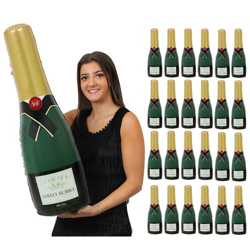 Giant inflatable champagne - inflatable,