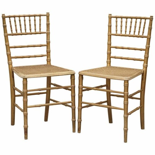 Pair edwardian giltwood - pair,