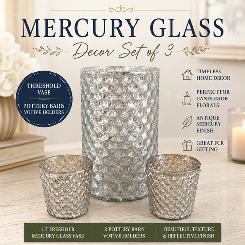 Threshold mercury glass - threshold, +
