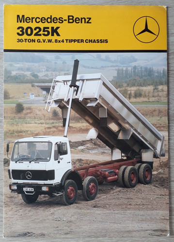 Mercedes benz 3025k tipper - mercedes-benz,
