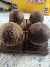 Wooden Fence Post Caps/Finials