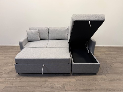 Reagan grey fabric right hand - grey,