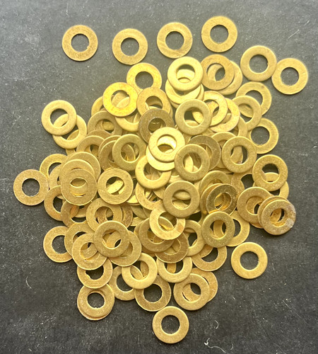 Brass washers 8mm - o/d, x