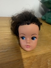 Sindy Doll Dark Hair Head Only