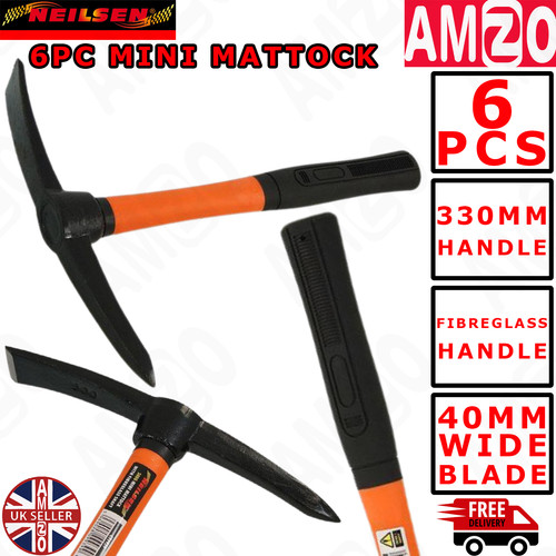 Neilsen 6pc mini mattock - 6pc, pick