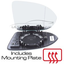 Wing Mirror Glass VW Passat B8