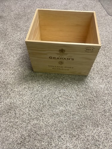Large wooden wine crate - wooden,