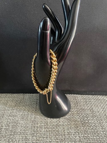 14ct gold hollow curb link