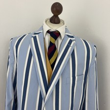 Samuel Windsor Boating Blazer Striped Regatta Mod 60’s Cruise Races 48R New BNWT