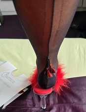 Charnos Tassle Stockings Black