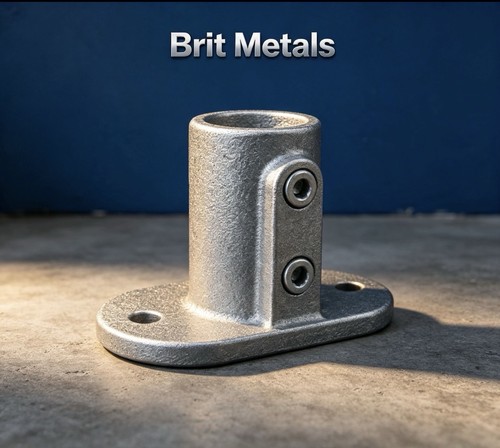 Galvanised key clamp 132 - galvanised,