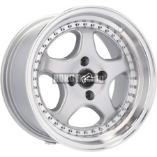 4X 14 inch JR style 4X100 deep dish JDM wheels 7J for VW HONDA NISSAN Toyota