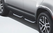 Land Rover Defender 110/130 Fixed Silver Side Steps - Genuine VPLEP0525