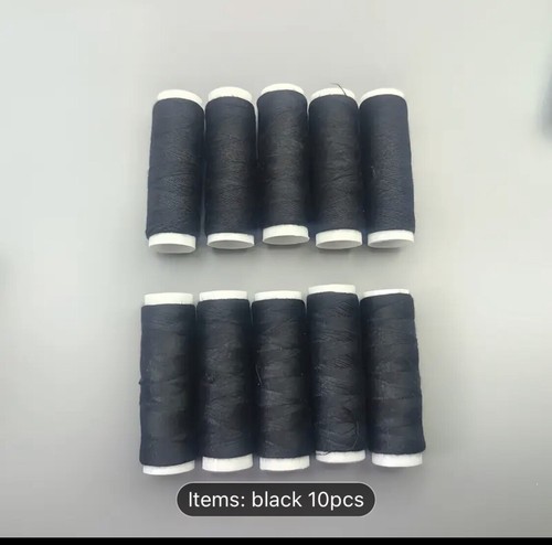 Spools black 100 polyter - 10,