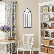 Window Style Garden Mirror