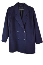 Vintage Womans Blue Cashmere