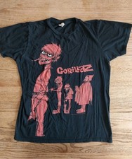 2011 Gorillaz Escape to Plastic Beach Cotton Tshirt Black Live Nation Adult Sz M