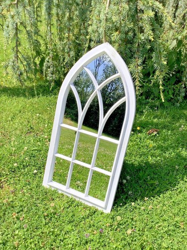 White copper garden arch - white,