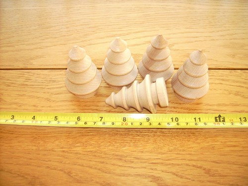 10x wooden trees - wooden, trees,