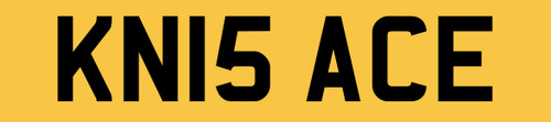 Number plate private - kn,