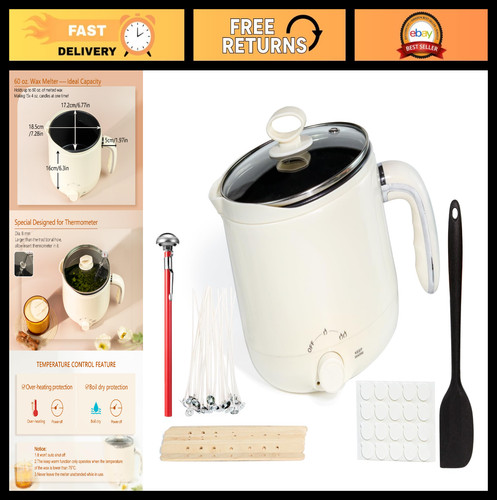 Wax melting pot 1800ml - melting,