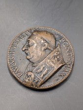 Antique Papal Medal Pope Pius