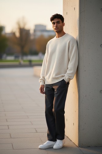 Gant wool bouclé crew neck - crew,