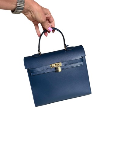 Genuine leather handbag and - leather,