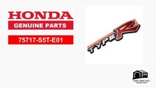 Honda OEM 75717-S5T-E01 CIVIC EP3 01-05 TYPE R REAR EMBLEM