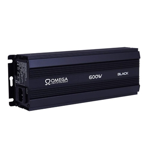 Omega black 600w - omega, dimmable