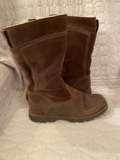 Timberland Timberdry Ladies Boots Uk4 Brown Leather & Suede Waterproof