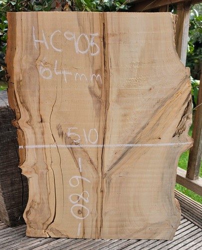 Spalted chestnut live edge - spalted,