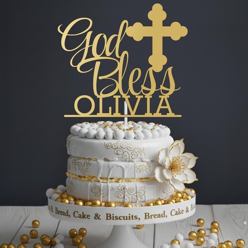 Personalized baptism cake - personalized,