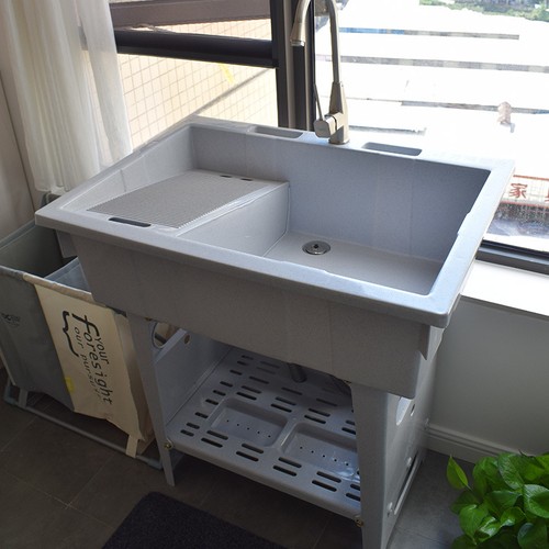 Utility laundry sink with - laundry,