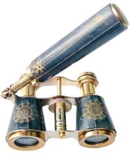 Vintage telescope Opera Glasses Mother of Pearl & Handle Brass Fittings France