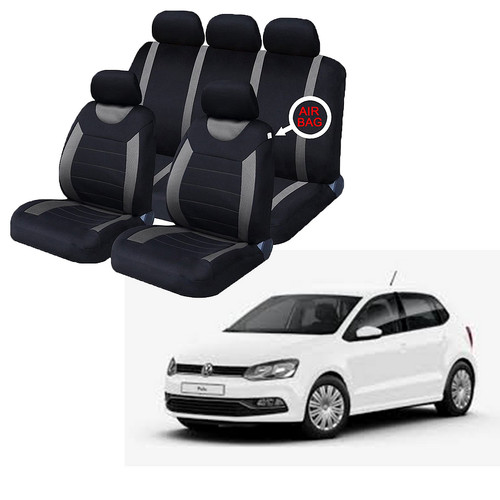 For polo black grey - black, car