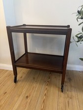 Vintage Wooden Drinks Trolley