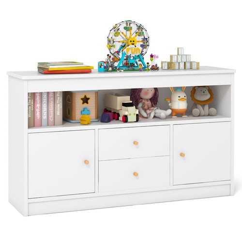 Kids storage cabinet - cabinet, wooden