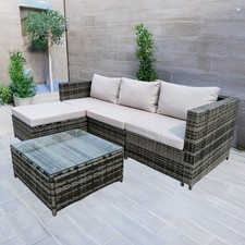 4 Seater Rattan Garden