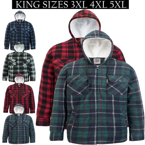 Mens big size - big, hooded
