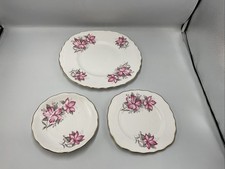 Royal Vale Pink Flowers Grey