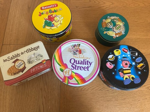 Vintage tins job lot rare - tins,
