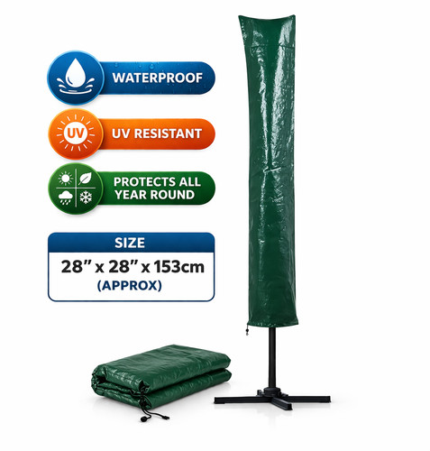 Waterproof parasol cover - cover, green