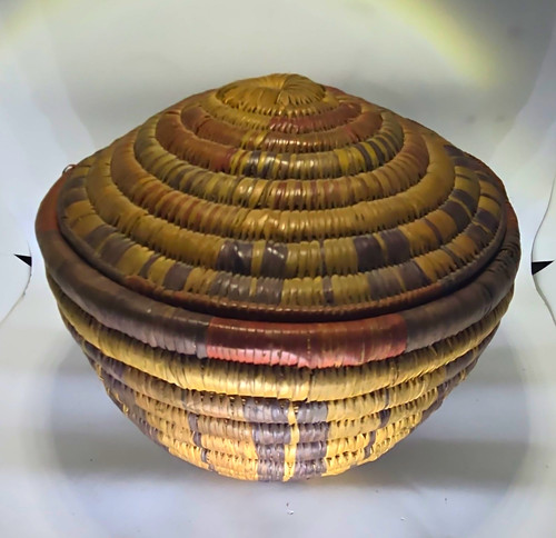 Antique native american - antique, lidded