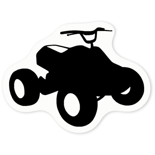Quad bike clear vinyl - 'quad,