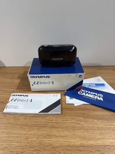 Olympus mju black camera - olympus,