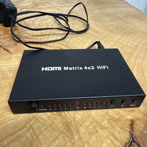 Hdmi splitter matrix 4x2 hifi - hdmi,
