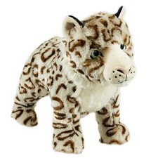 Animal Instincts Snow Mates Sophia Snow Leopard Plush Dog Toy